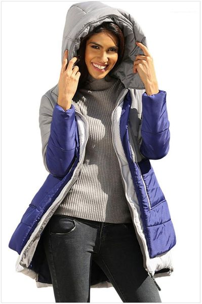 warm coats womens spell color designer parkas fashion panelled zipper warm winter jacket casual long sleeve, Black
warm coats womens spell color designer parkas fashion panelled zipper warm winter jacket casual long sleeve, Black