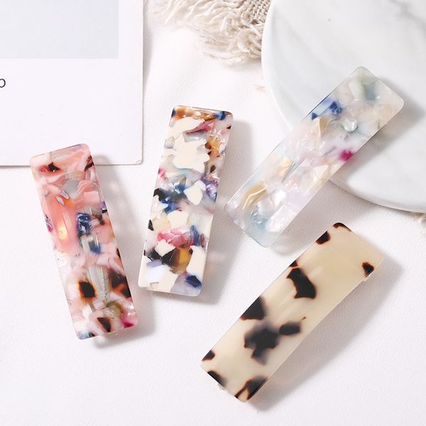 new women elegant sweet acetate leopard print rectangle bb hairpin headwear hair clip barrette headband fashion hair accessories, Golden;white
new women elegant sweet acetate leopard print rectangle bb hairpin headwear hair clip barrette headband fashion hair accessories, Golden;white