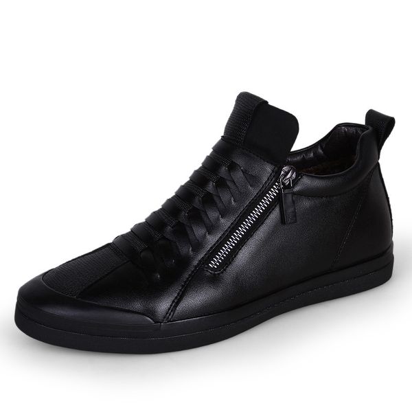 Men Boots Warm Plush Mens Winter Shoes Fashion Men Snow Boots Zipper Male Ankle Boots Black Cotton Inside Men Shoes
Men Boots Warm Plush Mens Winter Shoes Fashion Men Snow Boots Zipper Male Ankle Boots Black Cotton Inside Men Shoes