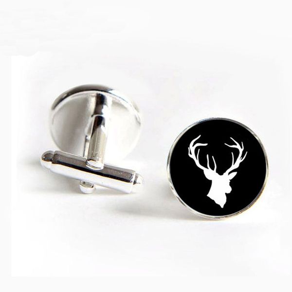 new fashion rustic deer cufflinks deer head cuff link for men's cufflinks for shirt brand bijoux, Silver
new fashion rustic deer cufflinks deer head cuff link for men's cufflinks for shirt brand bijoux, Silver