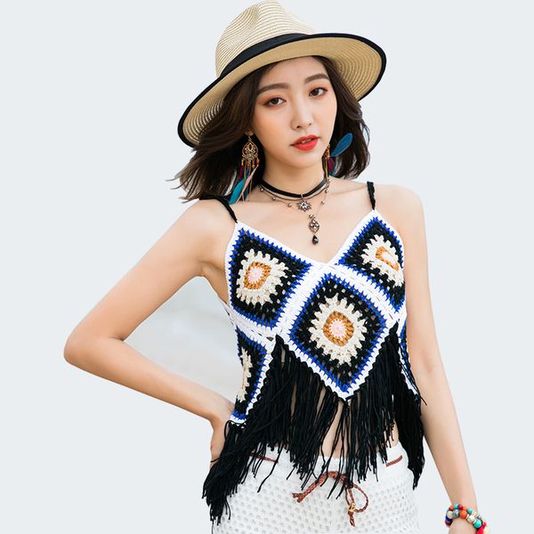 летняя мода женщины кружевной топ выдолбленный сексуальная леди кружева синглет с кистями, White 
летняя мода женщины кружевной топ выдолбленный сексуальная леди кружева синглет с кистями, White