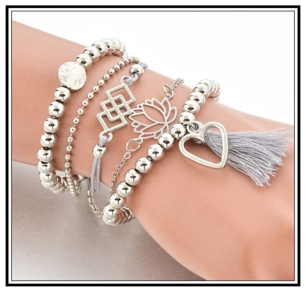 boho charm bracelets & bangles set for women vintage beaded bracelet fashion multilayer pulseras accessories mujer 2019 bijoux, Black
boho charm bracelets & bangles set for women vintage beaded bracelet fashion multilayer pulseras accessories mujer 2019 bijoux, Black