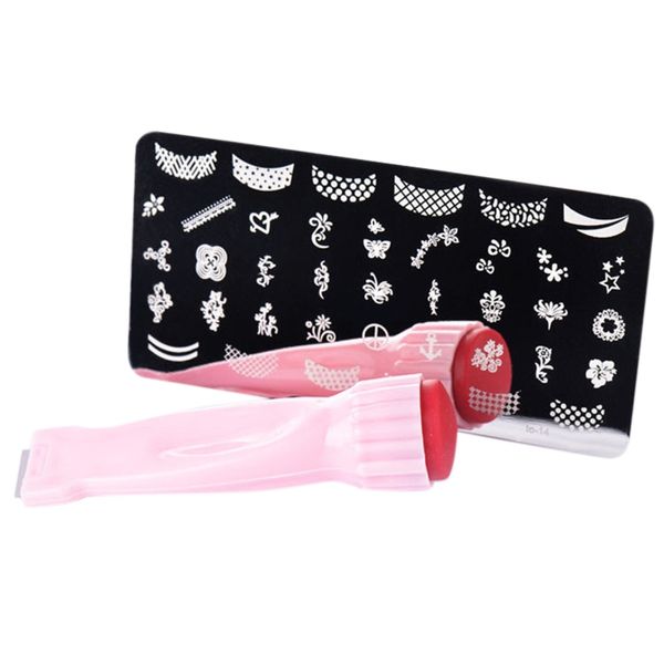 new 2pcs durable printed steel plate stamp scraper nail tools manicure accessory nail art set wholesale
new 2pcs durable printed steel plate stamp scraper nail tools manicure accessory nail art set wholesale
