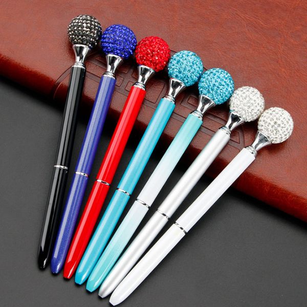 big diamond crystal ball ballpoint pens black ink business school office supplies wedding christmas birthday gift, Blue;orange
big diamond crystal ball ballpoint pens black ink business school office supplies wedding christmas birthday gift, Blue;orange