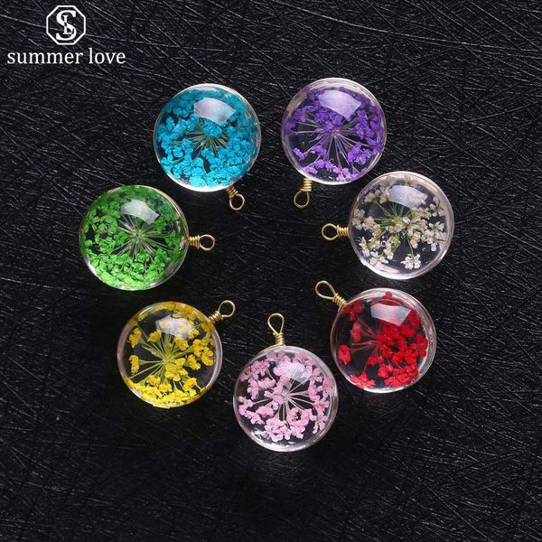 new arrival 15mm dried flower glass pendant charm for necklace earring colorful transparent ball shape jewelry charm wholesale, Bronze;silver
new arrival 15mm dried flower glass pendant charm for necklace earring colorful transparent ball shape jewelry charm wholesale, Bronze;silver