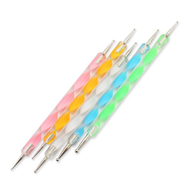 5pcs/set wood dotting pen 2 way use nail art wooden dot pen nails painting diy manicure picking needles decoration art tool kit, Silver
5pcs/set wood dotting pen 2 way use nail art wooden dot pen nails painting diy manicure picking needles decoration art tool kit, Silver