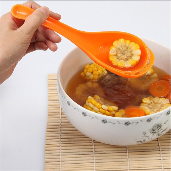 1 long-handle dual-use side leaky soup spoon serving soup filtering large spoon kitchen tableware spoon
1 long-handle dual-use side leaky soup spoon serving soup filtering large spoon kitchen tableware spoon