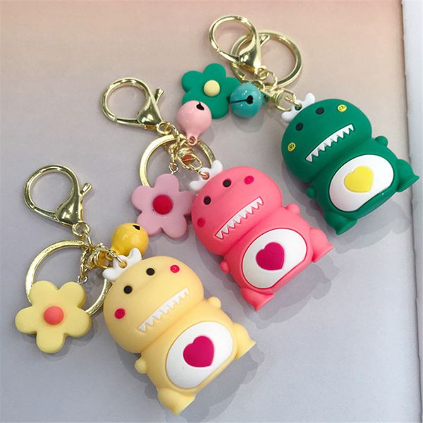 cute dinosaur key chain cartoon big mouth dinosaur keychains women bag bell pendant trinket car key ring bag charm jewelry gifts, Silver
cute dinosaur key chain cartoon big mouth dinosaur keychains women bag bell pendant trinket car key ring bag charm jewelry gifts, Silver