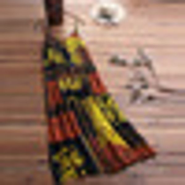 women's boho sling printed dress maxi sleeveless retro loose casual summer party, Black;gray
women's boho sling printed dress maxi sleeveless retro loose casual summer party, Black;gray