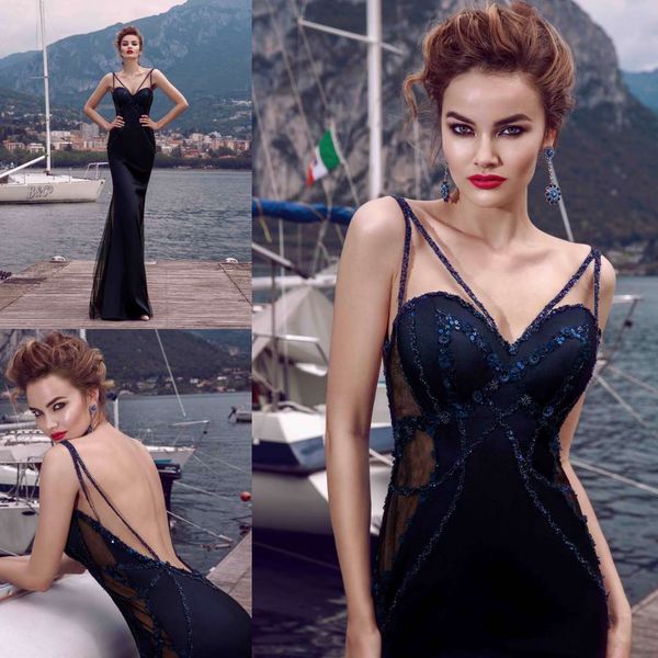 navy evening dress 2019 deep v neck sequins formal party prom dresses open back floor length pageant gowns, Black;red
navy evening dress 2019 deep v neck sequins formal party prom dresses open back floor length pageant gowns, Black;red