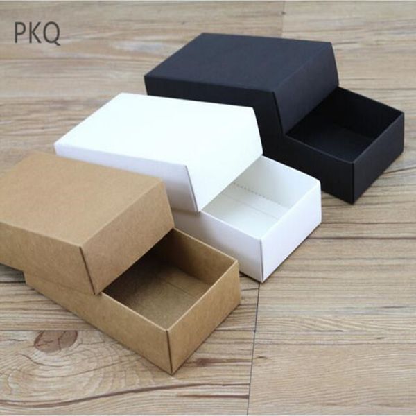 10pcs white kraft paper gift cardboard box craft packaging box black paper gift with lid carton cardboard
10pcs white kraft paper gift cardboard box craft packaging box black paper gift with lid carton cardboard