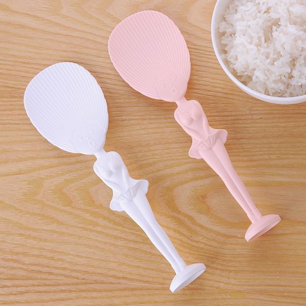 Non Sticky Vertical Stand Rice Scoop Soup 1PC Creative Meal Spoon Sauce Ladle Plastic PP For Kitchen Tools
Non Sticky Vertical Stand Rice Scoop Soup 1PC Creative Meal Spoon Sauce Ladle Plastic PP For Kitchen Tools