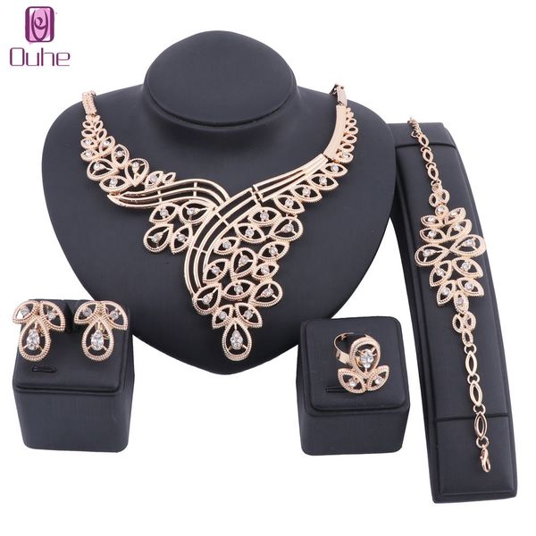 dubai gold crystal jewelry set brand nigerian wedding woman accessories statement bridal necklace earring ring jewelry set, Silver
dubai gold crystal jewelry set brand nigerian wedding woman accessories statement bridal necklace earring ring jewelry set, Silver