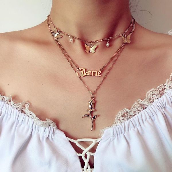 kpop chain choker butterfly necklace women letter collares jewelry chains collier pearl necklaces egirl flower mothers day gift, Silver
kpop chain choker butterfly necklace women letter collares jewelry chains collier pearl necklaces egirl flower mothers day gift, Silver