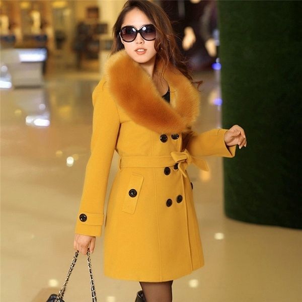 business outerwear woman classic with belt long trench coat double breasted trench female autumn winter new, Black
business outerwear woman classic with belt long trench coat double breasted trench female autumn winter new, Black