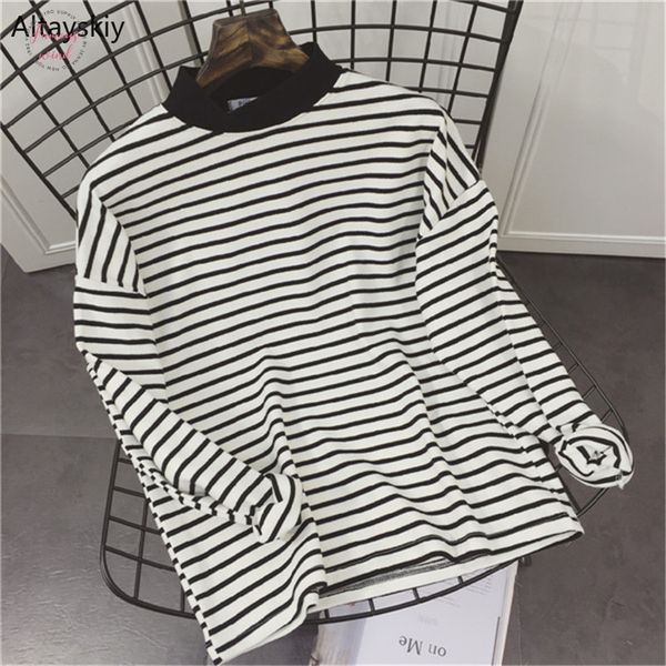 t long shirts women striped loose simple all match korean style leisure daily trendy soft t shirt womens tees new, White
t long shirts women striped loose simple all match korean style leisure daily trendy soft t shirt womens tees new, White