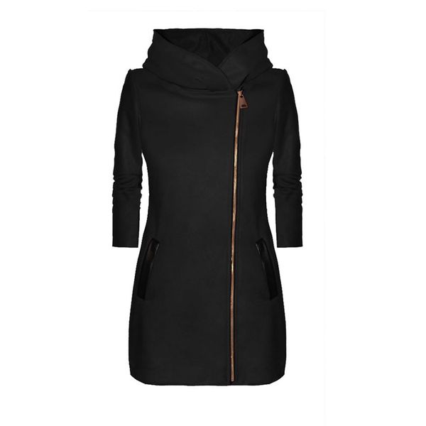 duzeala autumn women hooded long sleeve warm jacket outwear pocket zipper basic jacket sold winter overcoat, Black;brown
duzeala autumn women hooded long sleeve warm jacket outwear pocket zipper basic jacket sold winter overcoat, Black;brown