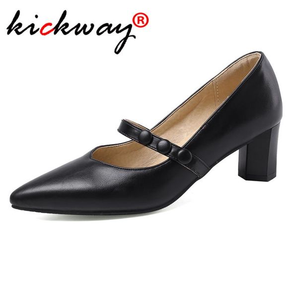 women pump shoes pointed toe square high heels elegant women office shoes basic button spring female heels plus size 34-48, Black
women pump shoes pointed toe square high heels elegant women office shoes basic button spring female heels plus size 34-48, Black