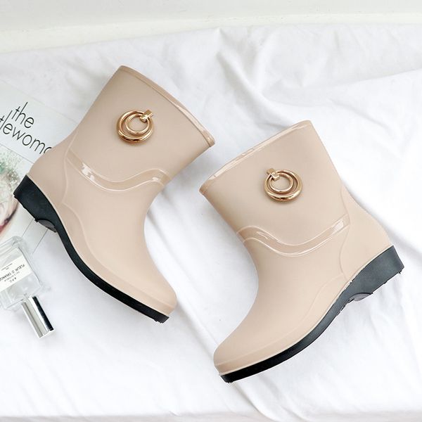 punk style mid-calf rain boots women rubber winter warm snow boots women's non-slip rain boots outdoor water shoes zapatos de #3, Black
punk style mid-calf rain boots women rubber winter warm snow boots women's non-slip rain boots outdoor water shoes zapatos de #3, Black