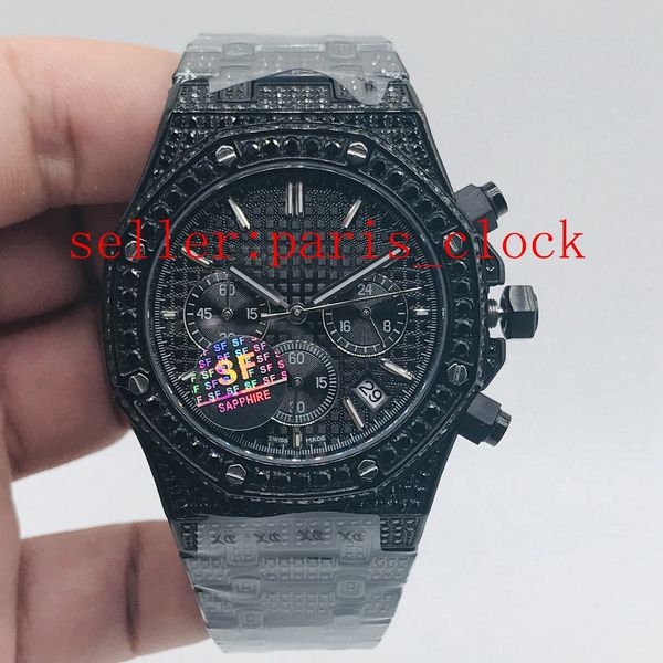 Sf tyle 316l men 039 tainle teel diamond watch imported vk quartz movement 42mm men 039 multi function all black diamond
Sf tyle 316l men 039 tainle teel diamond watch imported vk quartz movement 42mm men 039 multi function all black diamond