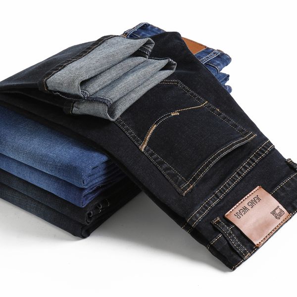 autumn winter mens fashion black blue jeans men casual slim stretch jeans classic denim pants trousers plus size 28-35-40
autumn winter mens fashion black blue jeans men casual slim stretch jeans classic denim pants trousers plus size 28-35-40
