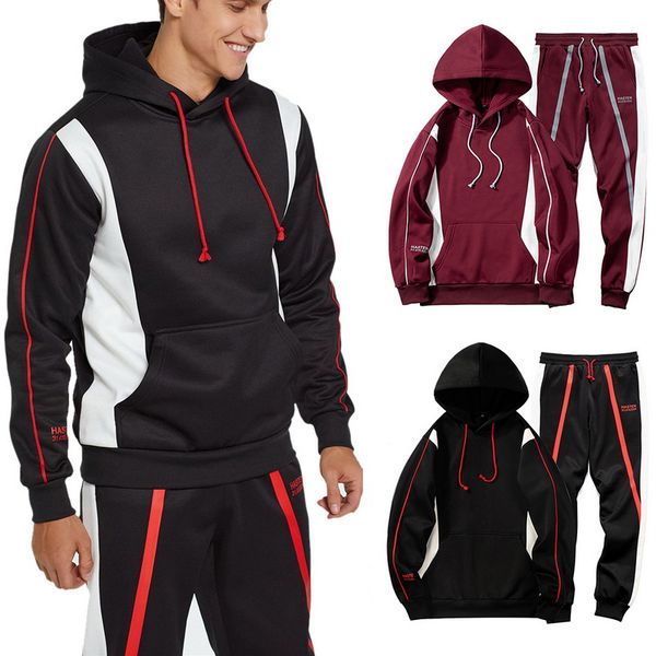 mens tracksuit sets 2pcs hooded sweatshirt pullover and sweatpants gym sets fashion sprinf autumn hoodies 2020 sportwear, Gray
mens tracksuit sets 2pcs hooded sweatshirt pullover and sweatpants gym sets fashion sprinf autumn hoodies 2020 sportwear, Gray