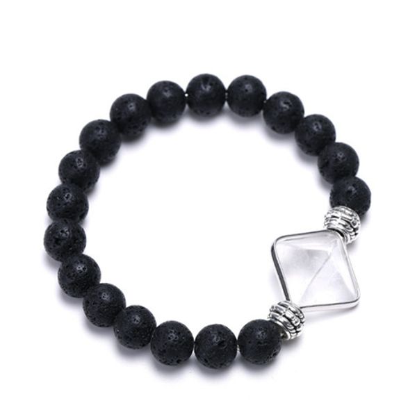 wholesale 10 pcs trendy silver plated pyramid connect opalite opal elastic bracelet black lava stone jewelry
wholesale 10 pcs trendy silver plated pyramid connect opalite opal elastic bracelet black lava stone jewelry