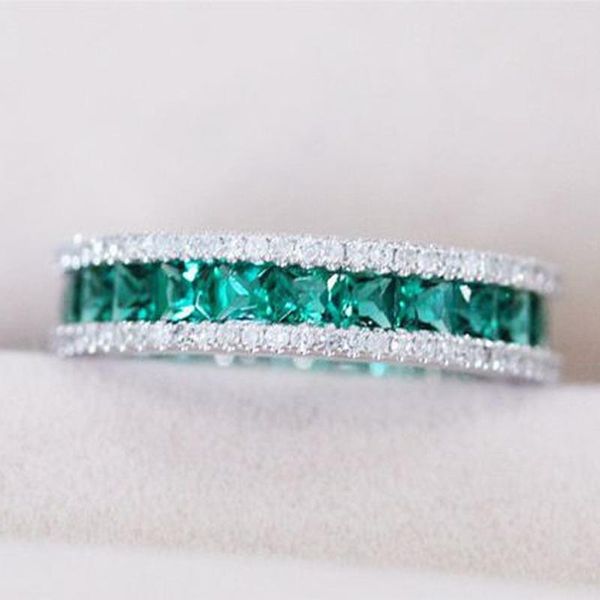 green zircon stone silver plated wedding engagement rings for women fashion jewelry 2020 mother's day gift 2020, Golden;silver
green zircon stone silver plated wedding engagement rings for women fashion jewelry 2020 mother's day gift 2020, Golden;silver