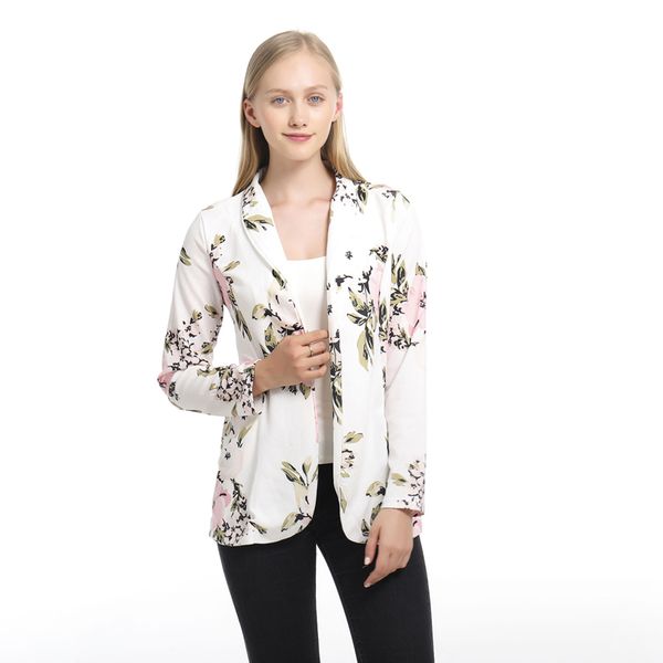 women elegant print flower small blazer female korean fashion casual long sleeves small coat fashion suit blazers, Black;brown
women elegant print flower small blazer female korean fashion casual long sleeves small coat fashion suit blazers, Black;brown