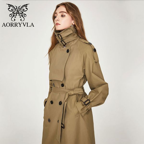 aorryvla spring women's trench coats double breasted solid khaki turn down collar loose style casual women's long coat 2020 new, Tan;black
aorryvla spring women's trench coats double breasted solid khaki turn down collar loose style casual women's long coat 2020 new, Tan;black