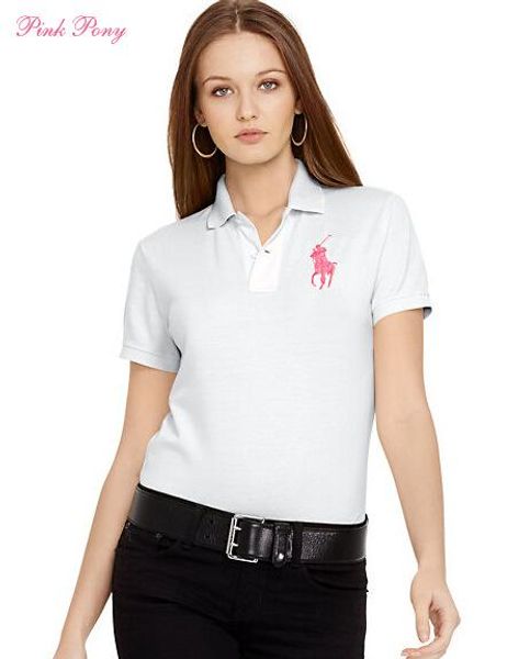 fashion sport t-shirts womens summer classic solid polo embroidery lapel short sleeve tees breathable slim, White
fashion sport t-shirts womens summer classic solid polo embroidery lapel short sleeve tees breathable slim, White