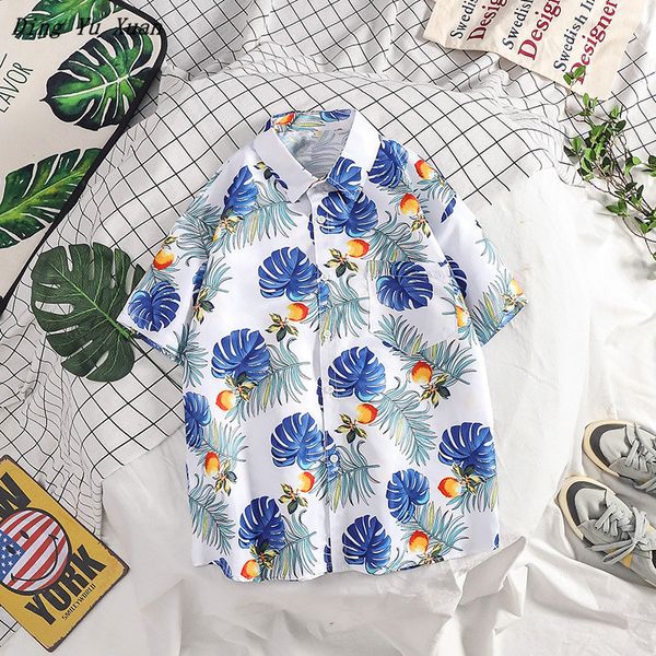 male fashion floral printed summer beach shirts for men casual hawaiian vacation short sleeve shirt mens blouses clothing, White;black
male fashion floral printed summer beach shirts for men casual hawaiian vacation short sleeve shirt mens blouses clothing, White;black