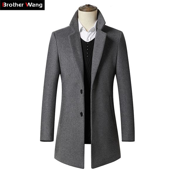 2019 new autumn winter men's long section wool coat business casual classic style slim fit woolen jaket male brand clothes, Black
2019 new autumn winter men's long section wool coat business casual classic style slim fit woolen jaket male brand clothes, Black