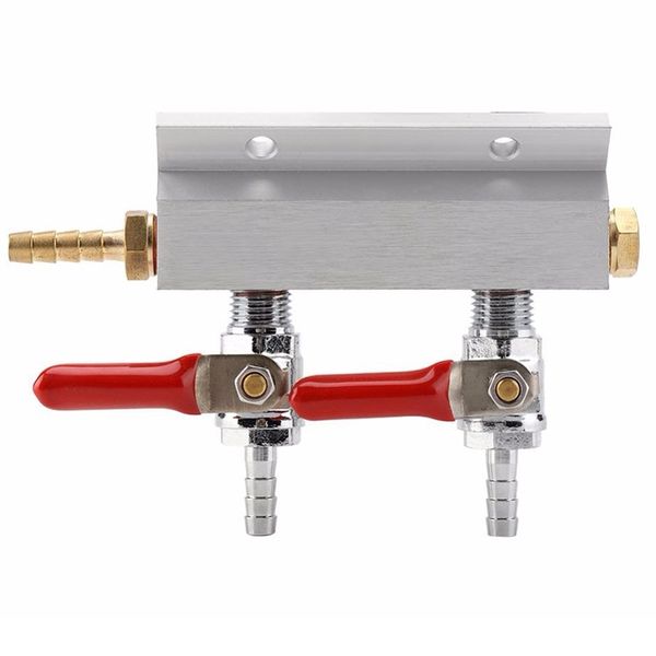 2 way beer brewing gas manifold co2 distributor splitter beer integrated check valves homebrew beer making brewing tool other bar products
2 way beer brewing gas manifold co2 distributor splitter beer integrated check valves homebrew beer making brewing tool other bar products