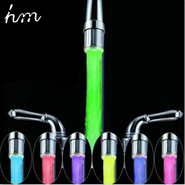 

water-powered temperature controlled led faucet head