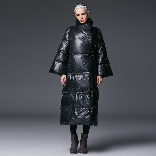 2019 winter fashion down coat women casual loose fit thick parka jacket super warm down jacket pagoda sleeve, Black
2019 winter fashion down coat women casual loose fit thick parka jacket super warm down jacket pagoda sleeve, Black