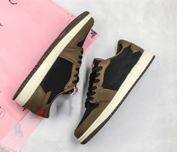 2019 1 travis scott low and sp dark mocha cactus jack men running brown suede black sports sneakers outdoor shoes
2019 1 travis scott low and sp dark mocha cactus jack men running brown suede black sports sneakers outdoor shoes