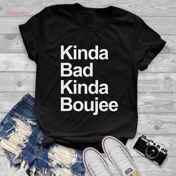 kinda bad kinda boujee t shirt funny cute flutter sleeve graphic tees women fashion clothes t shirt cool gifts tee, White
kinda bad kinda boujee t shirt funny cute flutter sleeve graphic tees women fashion clothes t shirt cool gifts tee, White