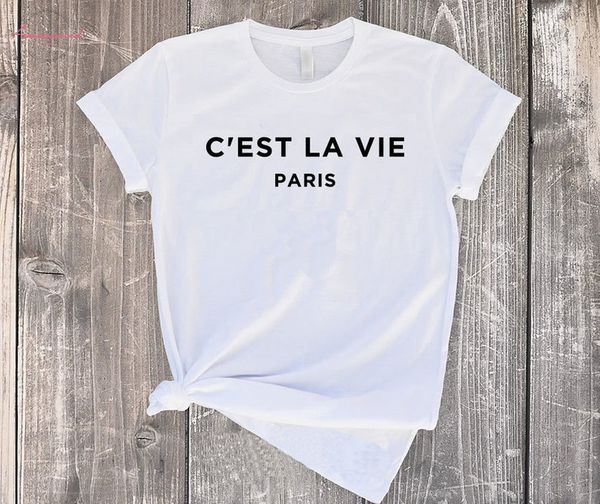 cest la vie футболка феминистской harajuku письмо печать франция рубашка французской tee shirt женщина paris summer brand t, White
cest la vie футболка феминистской harajuku письмо печать франция рубашка французской tee shirt женщина paris summer brand t, White