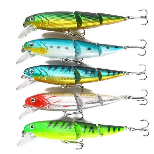 1pcs jointed fishing lure 11cm/15g minnow plastic artificial fishing wobbler tools jerk fish esca tackle ierfn
1pcs jointed fishing lure 11cm/15g minnow plastic artificial fishing wobbler tools jerk fish esca tackle ierfn