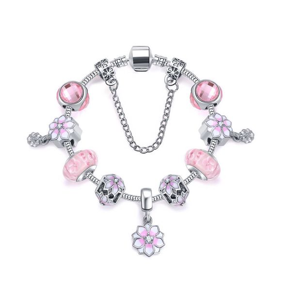 cherry blossom charm bracelet 925 silver bracelets sakura charms pendant sweet pink beads accessories fit for diy jewelry as valentine gift, Golden;silver
cherry blossom charm bracelet 925 silver bracelets sakura charms pendant sweet pink beads accessories fit for diy jewelry as valentine gift, Golden;silver