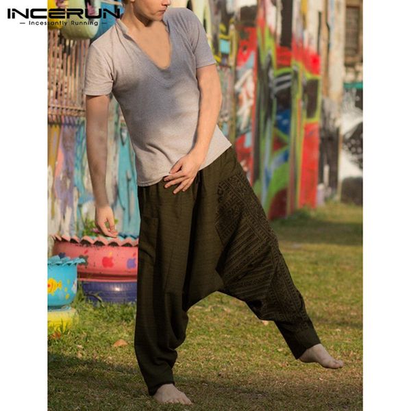 incerun brand hiphop harem pants men baggy pants wide legs drop crotch loose fitness joggers dance sweatpant pantalon clothing, Black
incerun brand hiphop harem pants men baggy pants wide legs drop crotch loose fitness joggers dance sweatpant pantalon clothing, Black