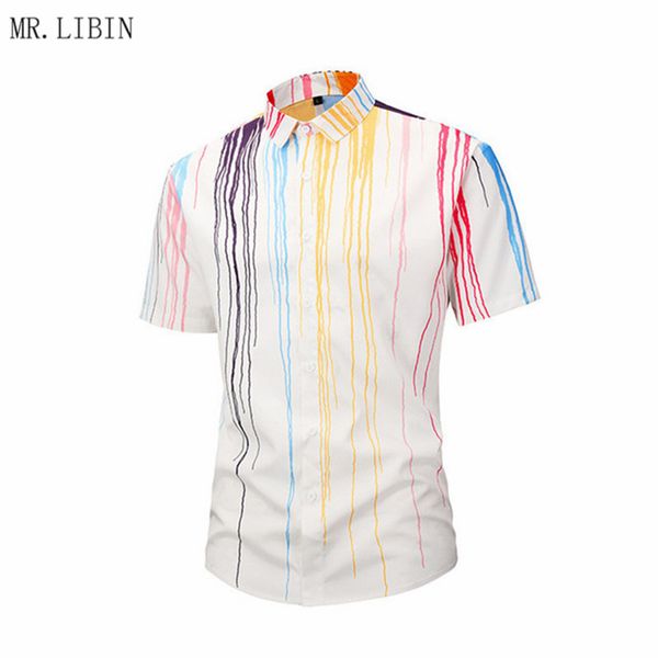 new man summer hawaiian shirt ink flow printing fashion leisure time street camisa masculina mens shirts casual loose fit, White;black
new man summer hawaiian shirt ink flow printing fashion leisure time street camisa masculina mens shirts casual loose fit, White;black