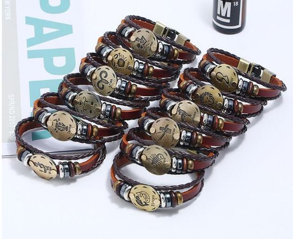 3pcs/lot new lovers 12 constellation leather bracelet diy multi-layer beaded couple charm bracelet jewery for men and women item, Golden;silver
3pcs/lot new lovers 12 constellation leather bracelet diy multi-layer beaded couple charm bracelet jewery for men and women item, Golden;silver