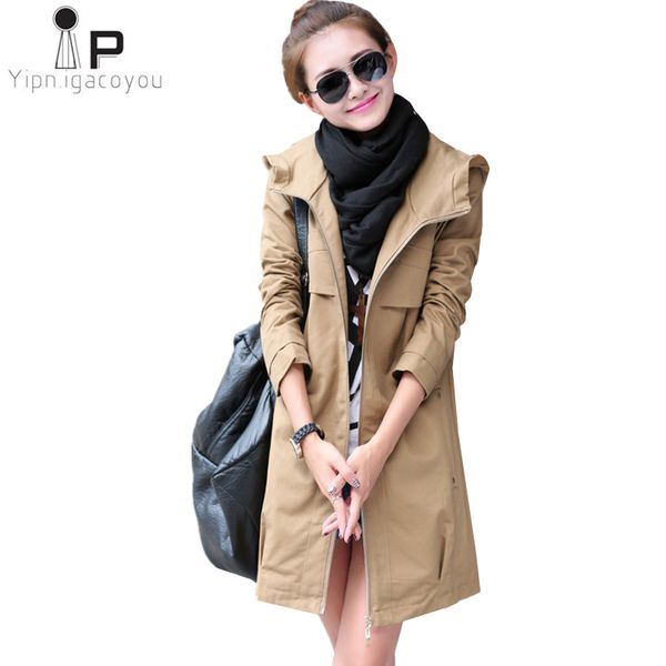 new fashion plus size women coat 2019 spring autumn casual hooded long trench coat female slim thin windbreaker outerwear 4xl, Tan;black
new fashion plus size women coat 2019 spring autumn casual hooded long trench coat female slim thin windbreaker outerwear 4xl, Tan;black