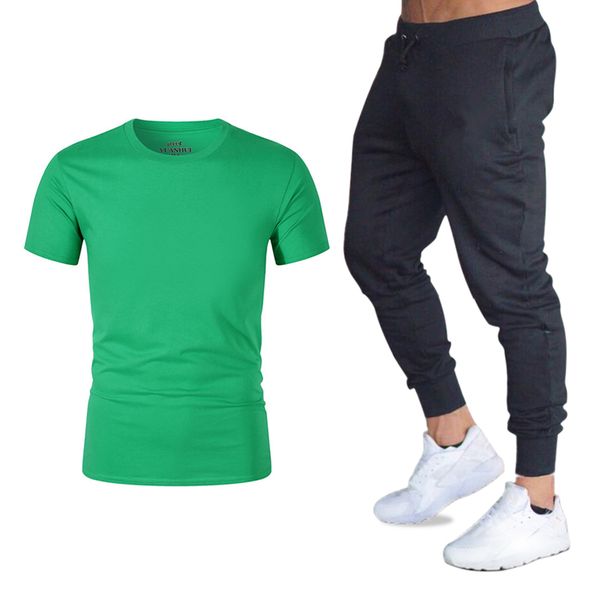 summer short sleeve round neck sports casual fashion t-shirt + sports casual pants suit, Gray
summer short sleeve round neck sports casual fashion t-shirt + sports casual pants suit, Gray
