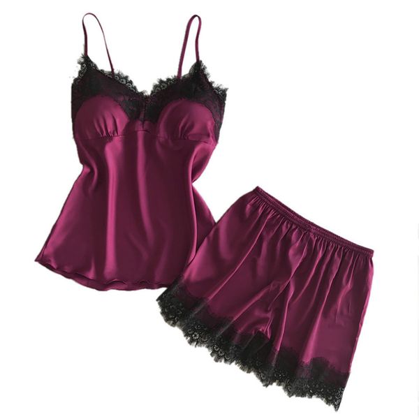 women's bathrobe satin lace sling + short skirt woman sleeping wearing nightdress pyjama femme gift fg, Black;red
women's bathrobe satin lace sling + short skirt woman sleeping wearing nightdress pyjama femme gift fg, Black;red