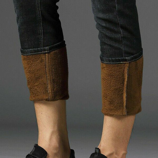 men's jeans mens winter denim pants fleece lined warm straight leg trousers thicken long plus size -opk, Blue
men's jeans mens winter denim pants fleece lined warm straight leg trousers thicken long plus size -opk, Blue