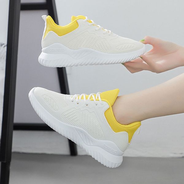 women sneakers shoes 2020 fashion white sneakers women lace-up breathable casual shoes woman feminino white