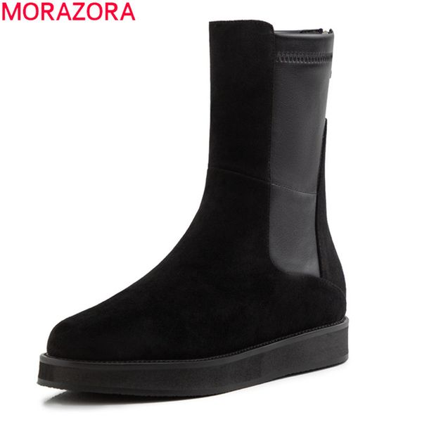 morazora 2020 keep warm ankle boots comfortable flat heel round toe shoes woman black color women boots
morazora 2020 keep warm ankle boots comfortable flat heel round toe shoes woman black color women boots